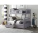 Lisa Single/Double Bunkbed Grey